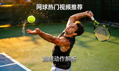 网球热门视频推荐预览 - 网球运动员发球动作